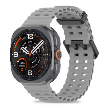 Tech-Protect Iconband Pro silikoniranneke Samsung Galaxy Watch Ultra 1/2 47mm harmaa
