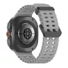 Tech-Protect Iconband Pro silikoniranneke Samsung Galaxy Watch Ultra 1/2 47mm harmaa