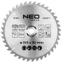 NEO TOOLS 315 mm TCT-sirkkelinterä, 40 hammasta, 30 mm reikä, puunleikkaus