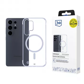 3MK Just20g MagCase Samsung Galaxy S26 Ultralle - läpinäkyvä MagSafe-takakotelo