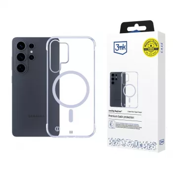 3MK Just20g MagCase Samsung Galaxy S26 Ultralle - läpinäkyvä MagSafe-takakotelo