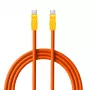 Newell USB-C - USB-C kaapeli 100W, 2m, silikoni, oranssi-keltainen