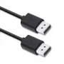 Qoltec DisplayPort v1.2 -kaapeli, uros-uros, 1,8 m, musta, 4K 60Hz