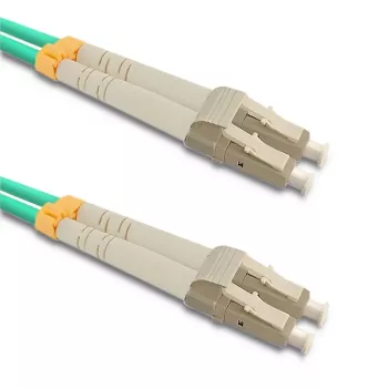 Qoltec LC/UPC – LC/UPC 2,0 m turkoosi OM3-monimuotokuitukaapeli duplex