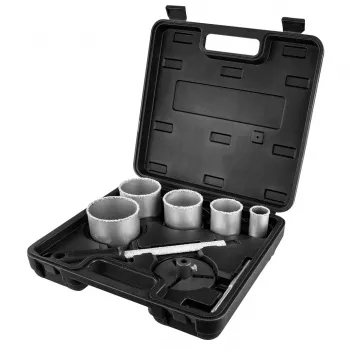 GRAPHITE volframi-reikäsahasarja 32-83 mm, 8-osainen