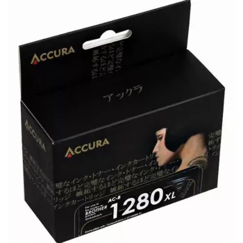 ACCURA AC-B1280BXL High Yield musta mustekasetti Brother LC1280XLBK