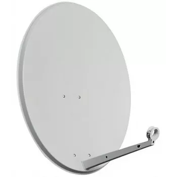 CORAB AS-80-PRO offset-satelliittiantenni 80 cm sinkitty teräs vaaleanharmaa