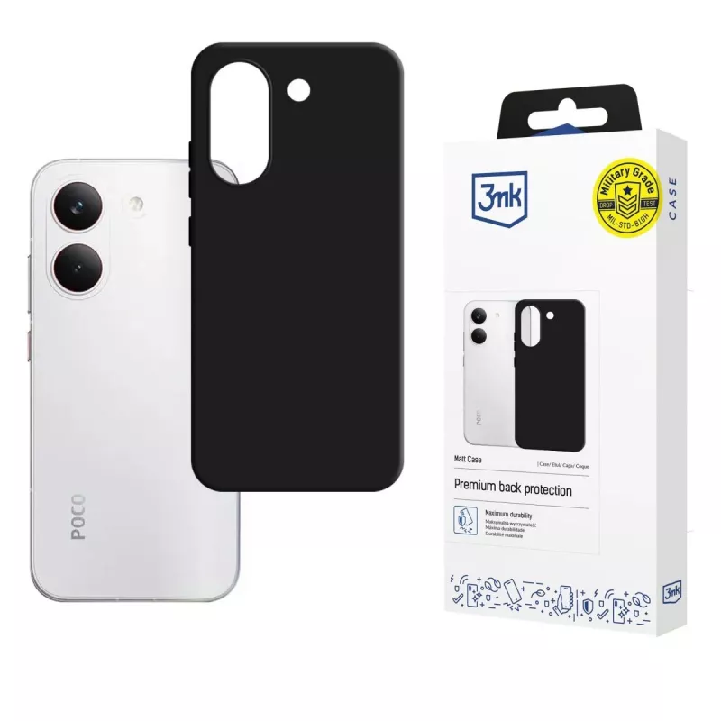 3mk Matt Case POCO X8 Pro - musta