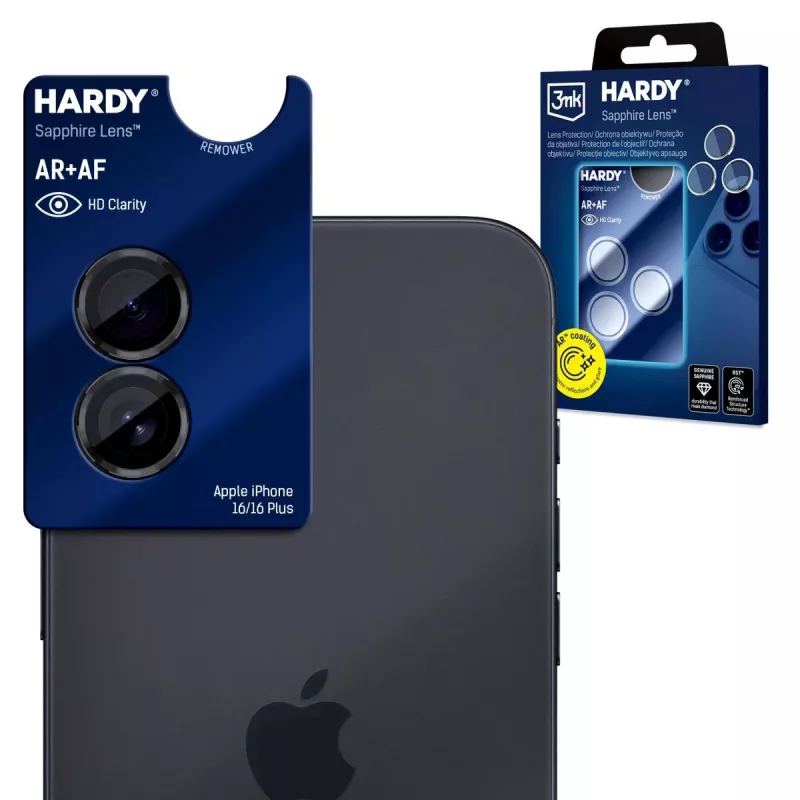 3MK PROTECTION Apple iPhone 16/16 Plus/17 - 3mk Hardy safiirilinssi