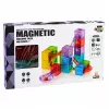 LEAN TOYS magneettiset rakennuspalikat kuutio pallorata värillinen 33 osaa