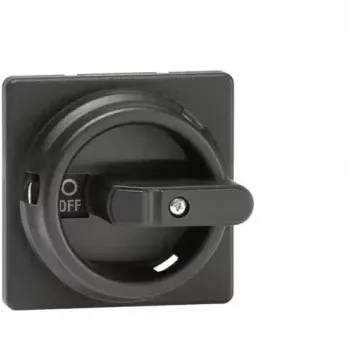 ABB OZ331SPB pyöreä kiertokahva, musta, 6 mm akseli, IP65, kuormankytkin OT16-1250:lle