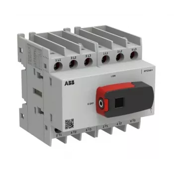 ABB OT Plus OT25G1-6BS25 A kuormanerotin, runko G1, 6-napainen, kahvalla