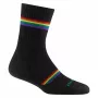 Darn Tough naisten Prism Micro Crew Lightweight Cushion sukat - musta