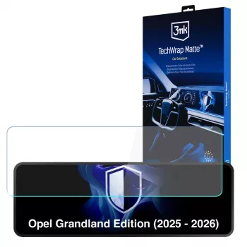 3MK PROTECTION Opel Grandland Edition (2025-2026) 3mk TechWrap mattasuojakalvo keskusnäytölle
