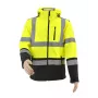 AWTOOLS softshell-takki T3 korkea näkyvyys, heijastava, musta, koko S