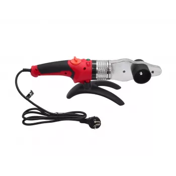 AWTOOLS 2000W muoviputken hitsauslaite PVC PP PE PB PVDF PPR 20-63mm, 6 PTFE-suutinta, teline, leikkuutyökalu, käsineet, laukku