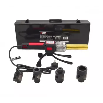AWTOOLS 1200W muhvihitsauslaite PVC PP PE PB PPR -putkille, 16-32mm, 4 suutinparia, säädettävä termostaatti, metallikotelo