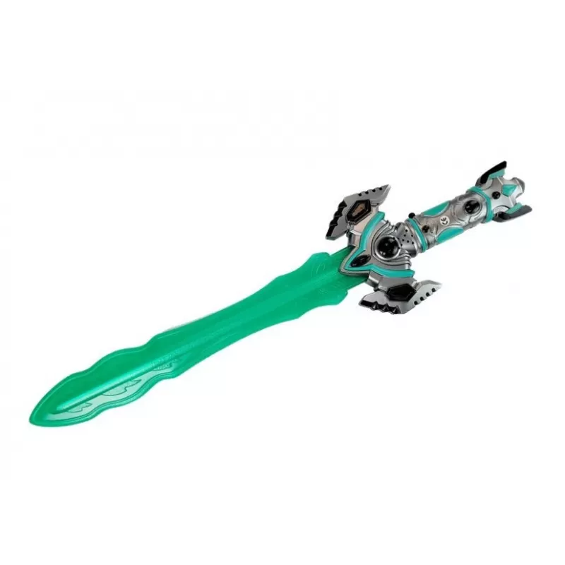 LEAN TOYS Space Knight roolileikkisarja valosapelilla, naamalla ja käsiraudoilla
