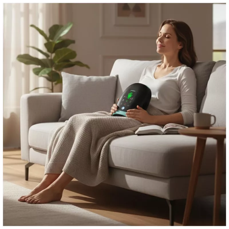 MEDIVON Hand Max käsi- ja rannemassageLaite lämmöllä, musta