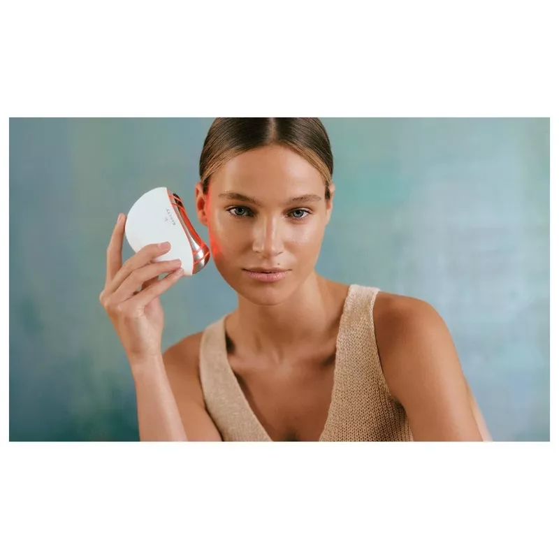 Garett Beauty Glow Stone valkoinen – elektroninen kasvohierontalaite lämmöllä ja värinällä