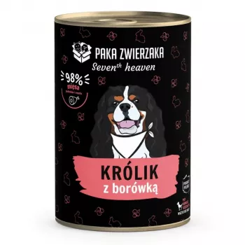 Paka Zwierzaka Seventh Heaven täysrehu aikuisille kaneille kanilla ja mustikalla, 400g