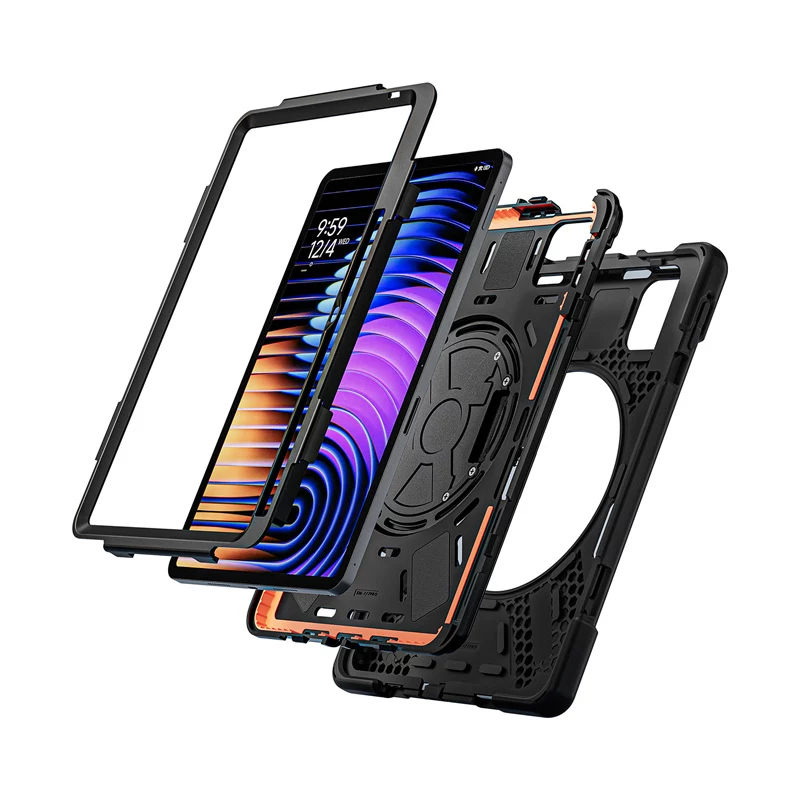 Crong Defender Plus kestävä kotelo Xiaomi Pad 8 / 8 Pro / Pad 7 / 7 Pro 11,2