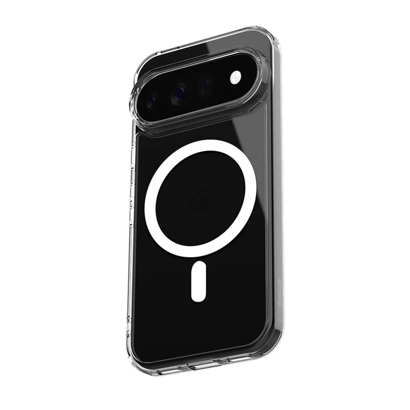 Crong Hybrid Clear Magnetic Case Google Pixel 11 - MagSafe-yhteensopiva, läpinäkyvä