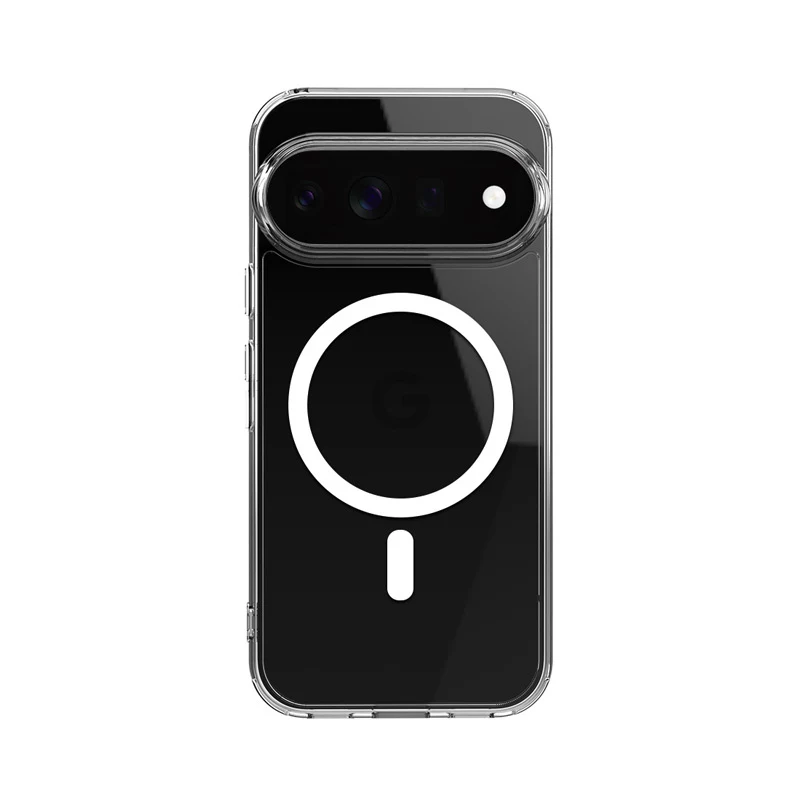 Crong Hybrid Clear Magnetic Case Google Pixel 11 - MagSafe-yhteensopiva, läpinäkyvä