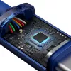 Baseus USB-C - USB-C Crystal Shine -kaapeli 100W 1,2m sininen