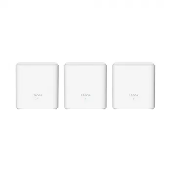 Tenda MX3 AX1500 Mesh Wi-Fi 6 -järjestelmä, 3 kpl:n pakkaus, valkoinen