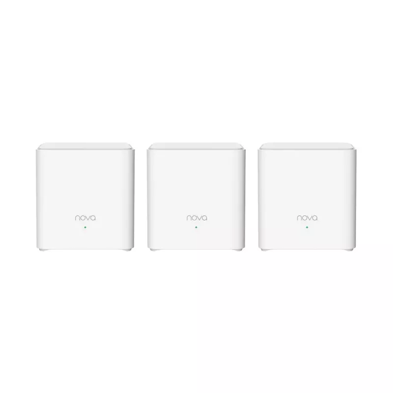 Tenda MX3 AX1500 Mesh Wi-Fi 6 -järjestelmä, 3 kpl:n pakkaus, valkoinen