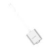 ORICO PTAV USB-C - VGA ja 3,5 mm äänisovitin, Full HD 1080p, 15 cm, hopea