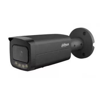 DAHUA IPC-HFW5559T-ASE-IL-0280B-BLACK 5MP ulko-bullet-verkkokamera tekoälyllä, 60 m IR, IP67, IK10, PoE