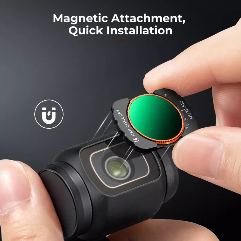 KF säädettävä ND-suodatin ND32-ND512 Nano-X DJI Osmo Pocket 3:lle