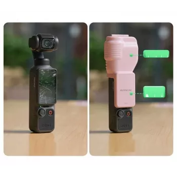SUNNYLIFE suojakotelo DJI Osmo Pocket 4:lle – pinkki
