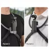 SUNNYLIFE joustava kaulateline DJI Osmo Pocket 3/4, POV-toimintakameroille, musta