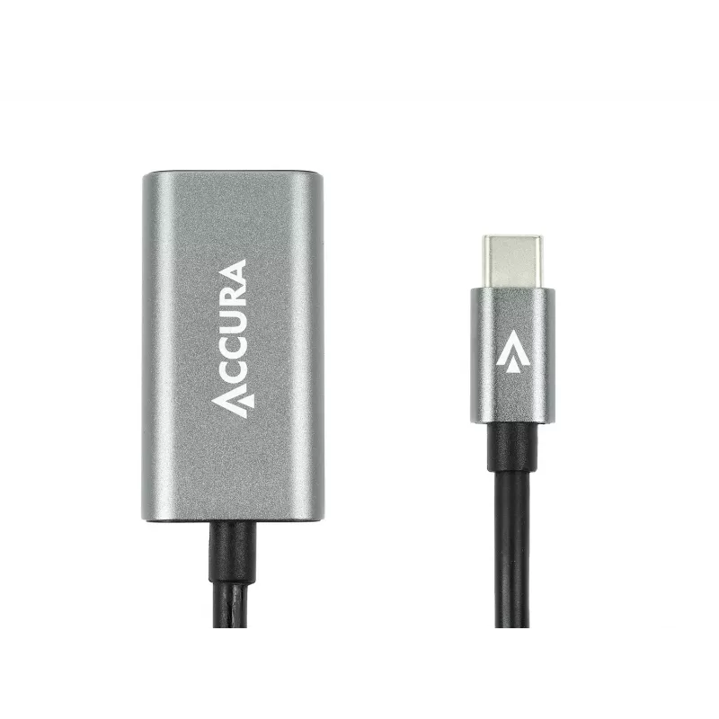 Accura USB-C - HDMI 4K 60Hz -adapterikaapeli M/F 0,23m