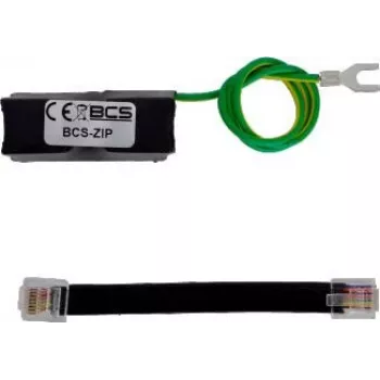 BCS-ZIP Ethernet-ylijännitesuoja PoE- ja Gigabit-LAN-verkoille – jopa 90 W, 2 kA, alumiinikotelo