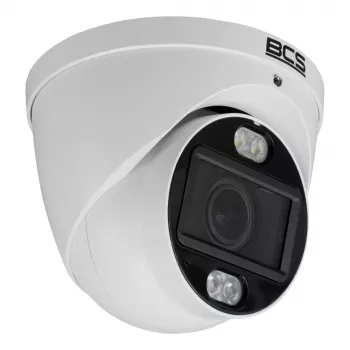 BCS BCS-EA45VSR8L6 5MP HD-analoginen bullet-kamera moottoroidulla varifokaaliobjektiivilla, 80m Smart IR, 120dB True WDR, IP67