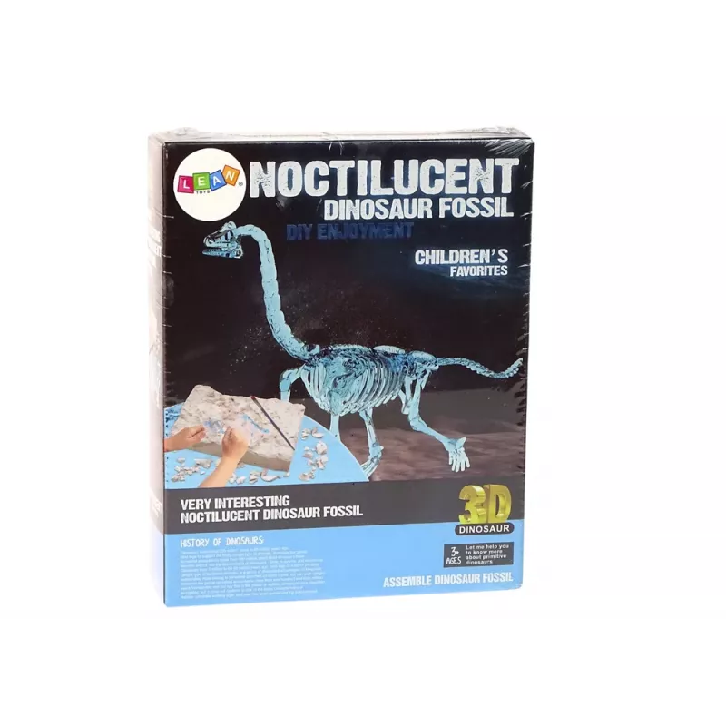 LEAN TOYS arkeologinen kaivaussarja dinosauruksen luuranko 3D Brachiosaurus hologrammi