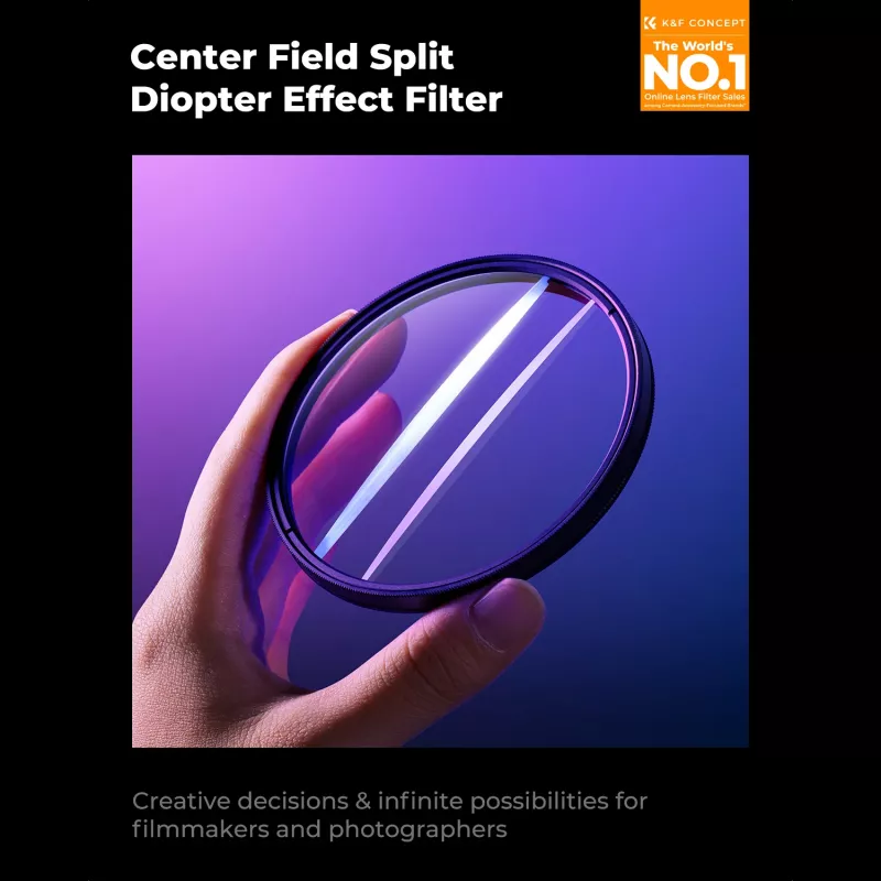 KF Concept 82mm Nano-B Center Field Split Diopter -suodatin +0.5