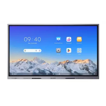 Hikvision DS-D5C86RB/A 86 tuuman 4K UHD interaktiivinen kosketusnäyttö Android 11:llä, 8MP kamera, 8-mikrofoniryhmä, 2×15W kaiuttimet