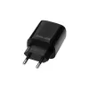 Beline GaN 30W USB-C PD + USB-A QC seinälaturi musta (vain virtalähde)