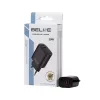 Beline GaN 30W USB-C PD + USB-A QC seinälaturi musta (vain virtalähde)