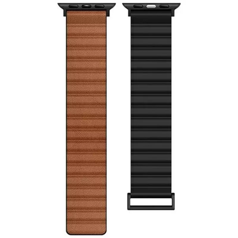 Beline Magnetic Pro ranneke Apple Watch 38/40/41mm musta/ruskea