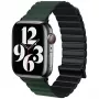 Beline Magnetic Pro ranneke Apple Watch 42/44/45/49mm musta/vihreä