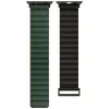 Beline Magnetic Pro ranneke Apple Watch 42/44/45/49mm musta/vihreä