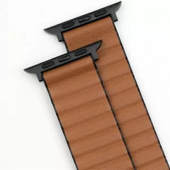 Beline Magnetic Pro ranneke Apple Watch 42/44/45/49mm musta/ruskea