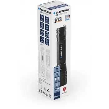 Blaupunkt BT-FL8066 LED-taskulamppu zoomilla, 1600 lm (BLAUPUNKTBT-FL8066)