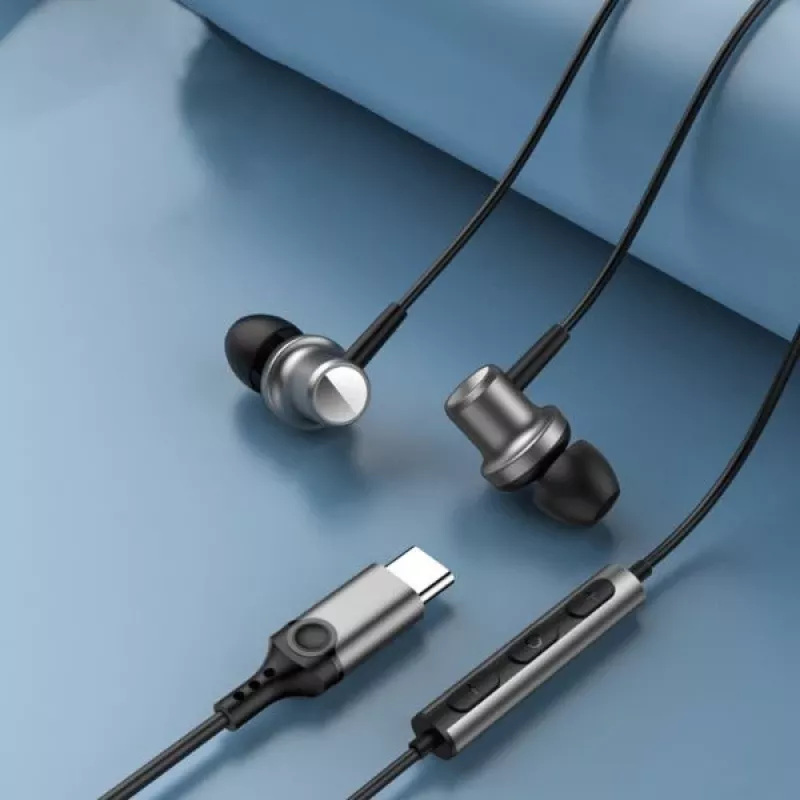 Beline nappikuulokkeet USB-C SK193 musta